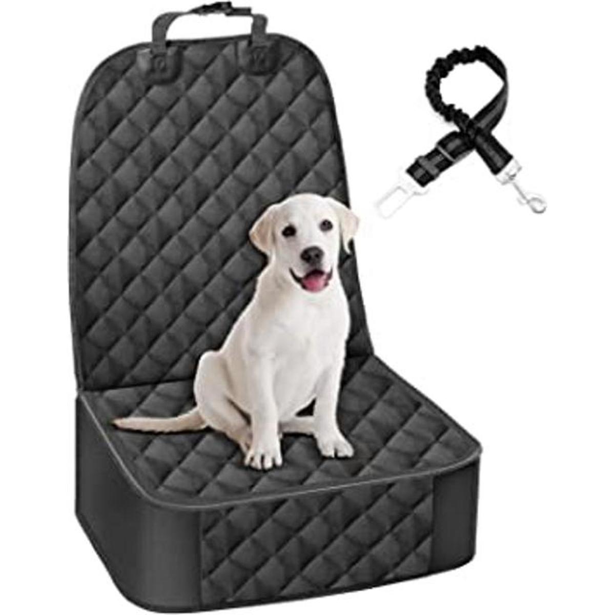Funda de asiento delantero para perros para coche
