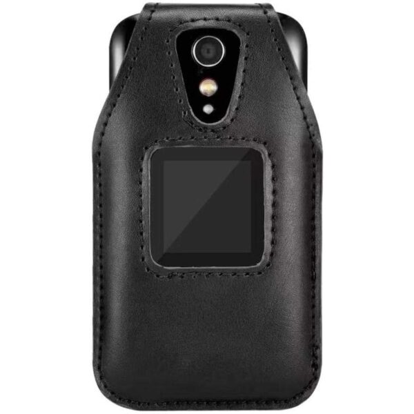 Funda de cuero ajustable para GreatCall Lively Flip_1