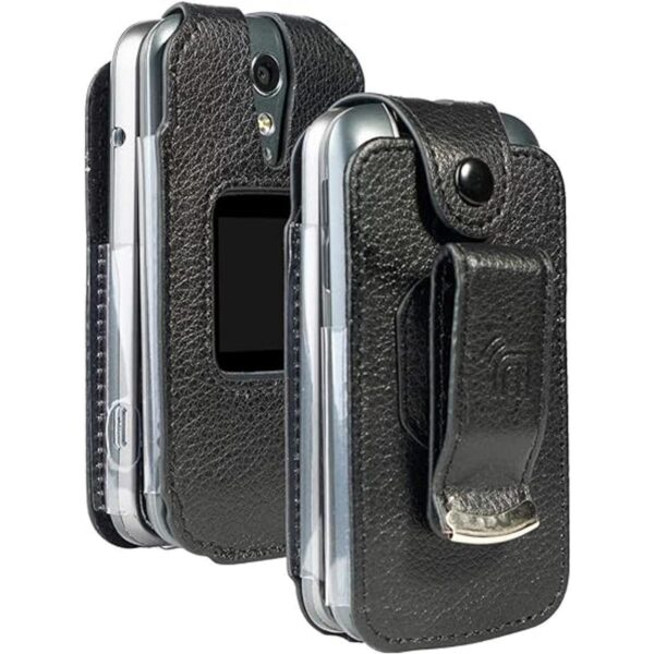 Funda para Jitterbug Flip2 Nakedcellphone piel vegana_1