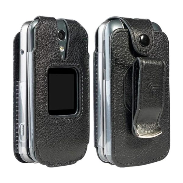 Funda para Jitterbug Flip2 Nakedcellphone piel vegana_3