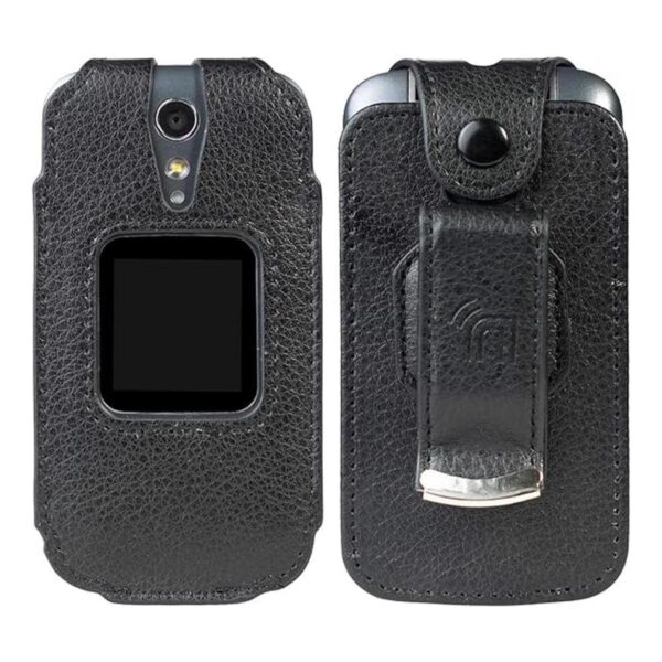 Funda para Jitterbug Flip2 Nakedcellphone piel vegana_2