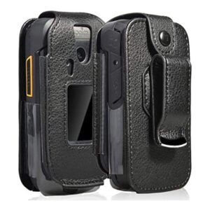 Funda para Sonim XP3 Nakedcellphone piel vegana negra_1