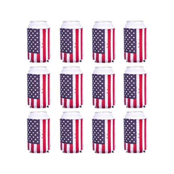 Funda para enfriar latas 12 unidades bandera de Estados_1