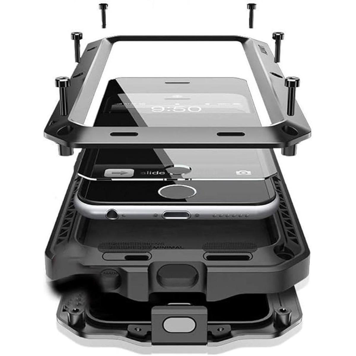 Funda para iPhone XsX carcasa de metal de aluminio
