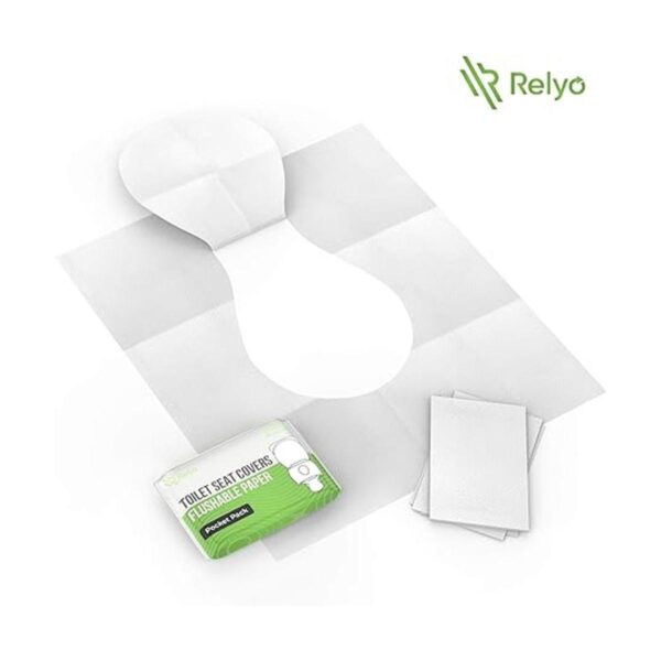 Fundas de asiento de inodoro de papel empotrables paquete
