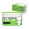 Fundas de asiento de inodoro de papel empotrables paquete