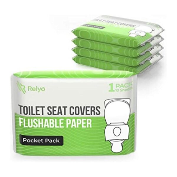 Fundas de asiento de inodoro de papel empotrables paquete