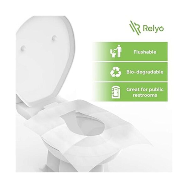 Fundas de asiento de inodoro de papel empotrables paquete