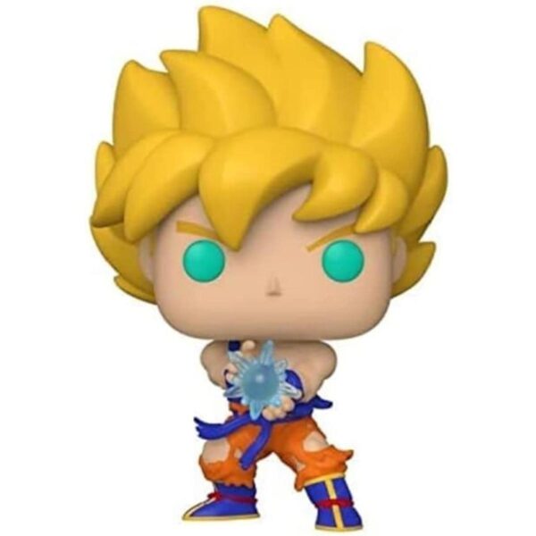 Funko Pop Figura animada multicolor de SS Goku con onda_1