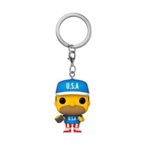 Funko Pop Llavero Simpsons USA Homer_1