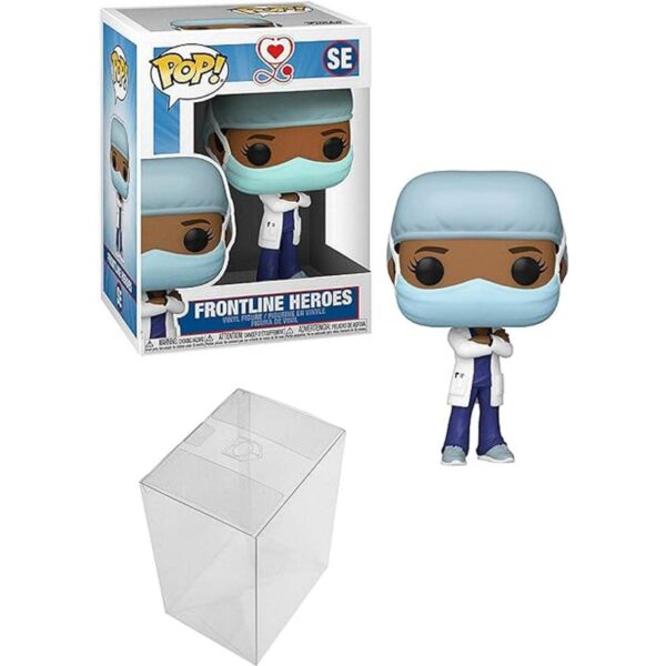 Funko Pop Heroes Front Line Worker Mujer Trabajadora del