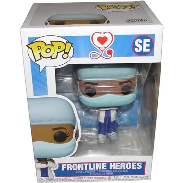 Funko Pop Heroes Front Line Worker Mujer Trabajadora del