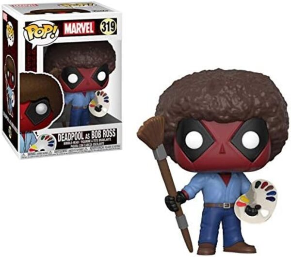 Funko Pop Marvel Deadpool Playtime Bob Ross_2