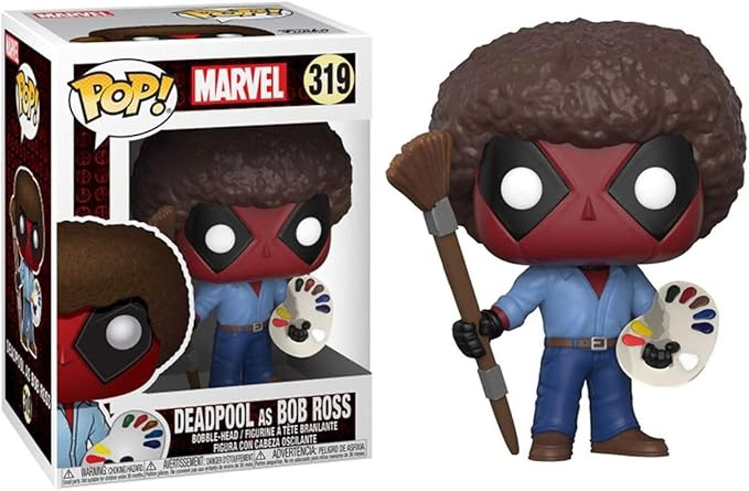 Funko Pop Marvel Deadpool Playtime Bob Ross