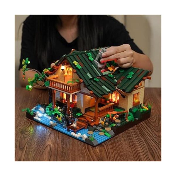 Funwhole LakesideLodge Juego de construcción con luces_5