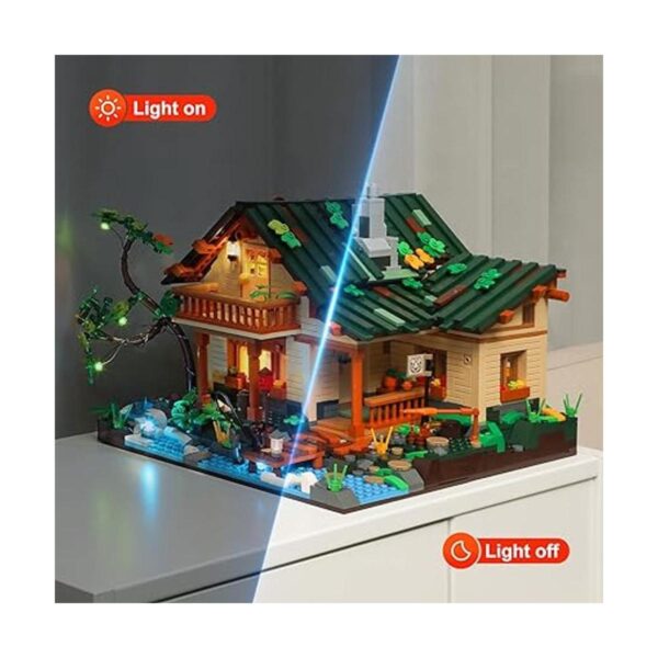 Funwhole LakesideLodge Juego de construcción con luces_2