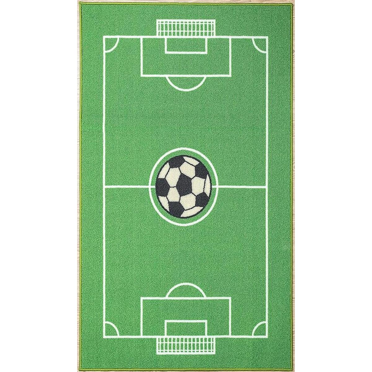 Furnish My Place 685 Alfombra de fútbol sólida para área