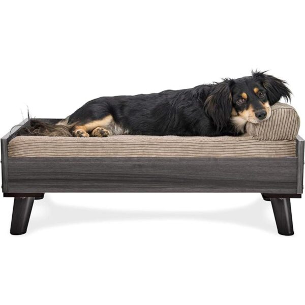 Furhaven MidCentury Modern Elevated Pet Bed Frames for