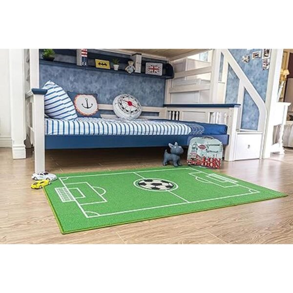Furnish My Place 685 Alfombra de fútbol sólida para área_2
