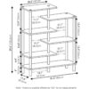 Furinno TurnNTube Estante de exhibición Accent de 6_3