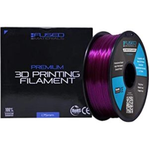 Fused Materials Filamento para impresora 3D PETG morado_1