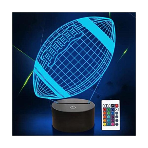 Fútbol 3D luz de la noche lámpara de ilusión 3D de fútbol_1