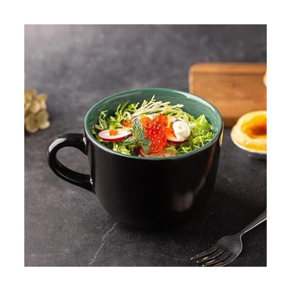 GBhome Tazas de sopa gigantes con asas juego de 4 tazas