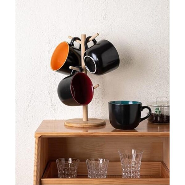 GBhome Tazas de sopa gigantes con asas juego de 4 tazas