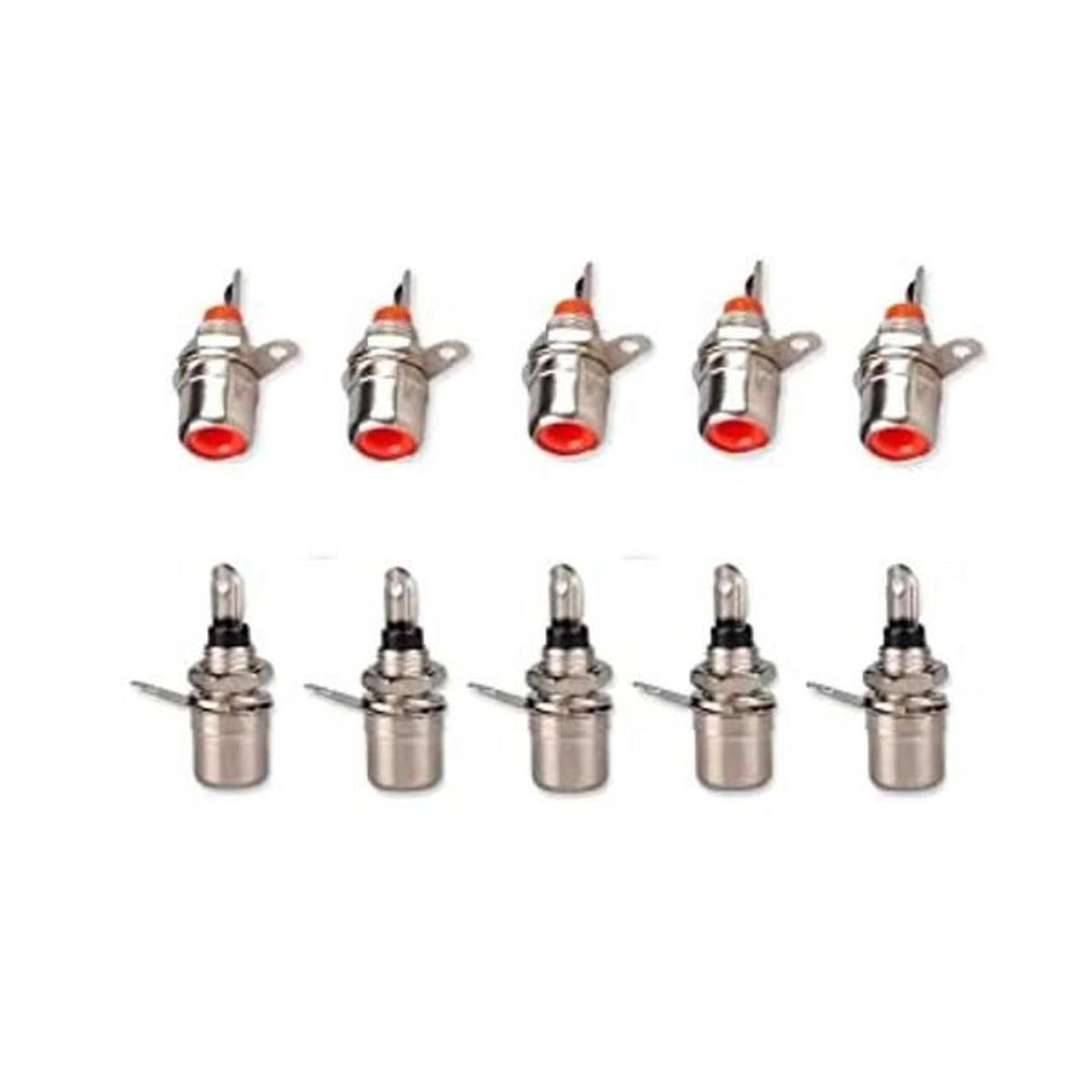 GDQLCNXB Conector hembra RCA hembra adaptador de montaje