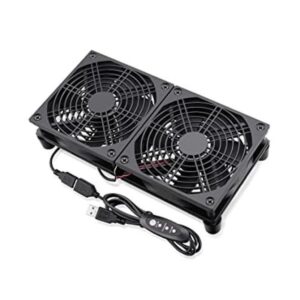 GDSTIME Ventiladores USB duales de 4.724 in y 5 V_1