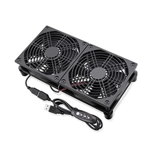 GDSTIME Ventiladores USB duales de 4.724 in y 5 V_1