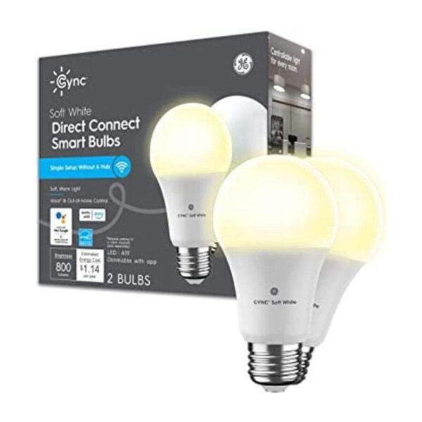 GE Lighting Cync Bombillas LED inteligentes A19 con_1