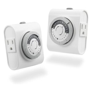 GE Temporizador mecánico de 24 horas para interiores 2_1