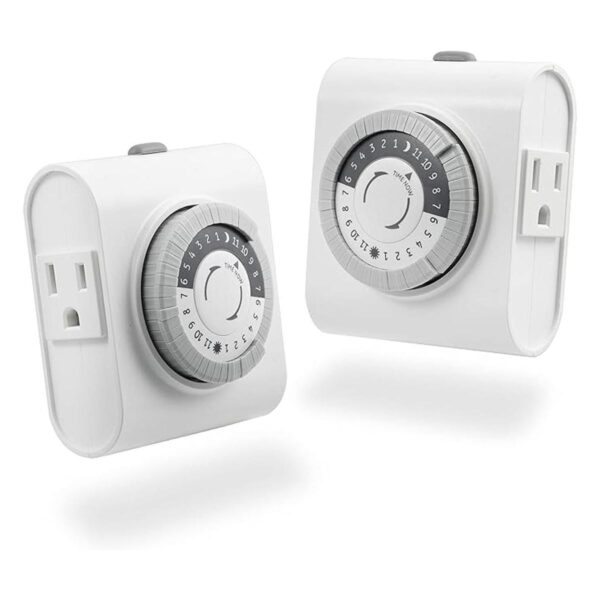 GE Temporizador mecánico de 24 horas para interiores 2_1