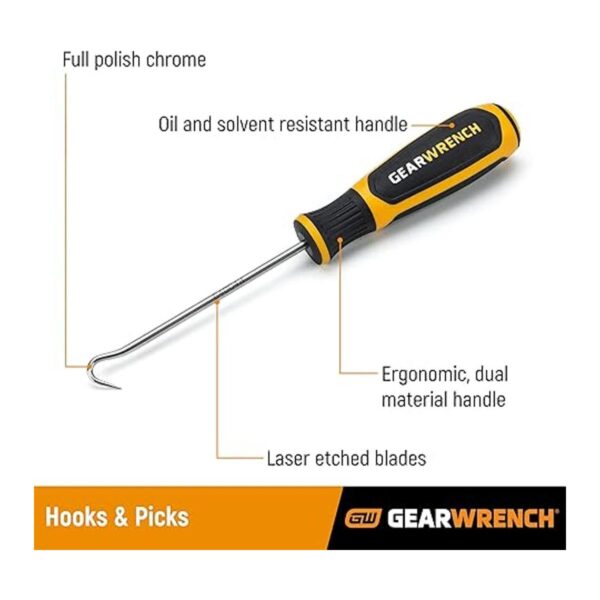 GEARWRENCH Juego de gancho y púas largos de 8 piezas 84010H