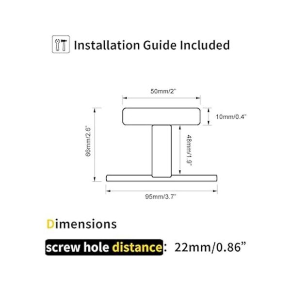 GERZ Gancho de baño negro mate SUS 304 de acero inoxidable_6