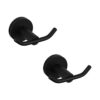 GERZ Gancho de baño negro mate SUS 304 de acero inoxidable_1