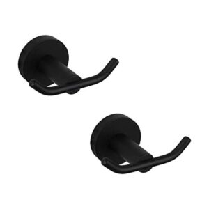 GERZ Gancho de baño negro mate SUS 304 de acero inoxidable_1