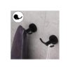 GERZ Gancho de baño negro mate SUS 304 de acero inoxidable_4