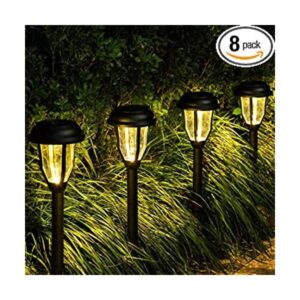GIGALUMI Luces solares para exteriores paquete de 8 luces