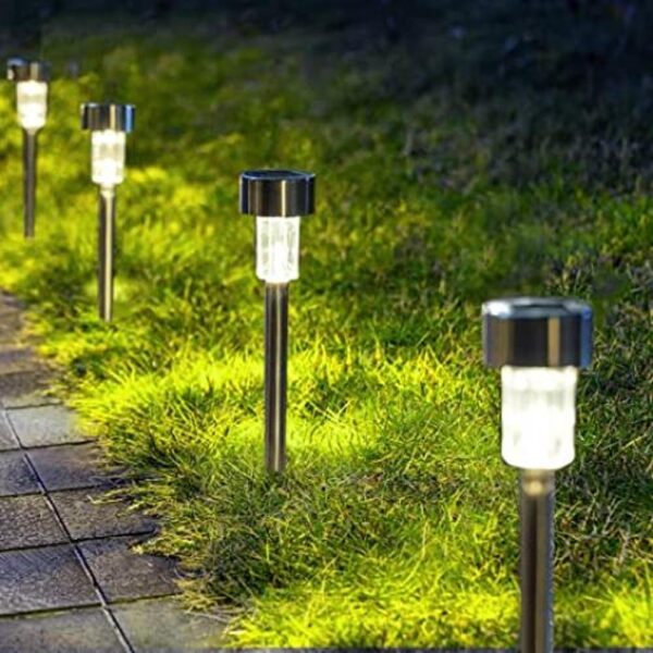 GIGALUMI Paquete de 12 luces de camino solares e_1