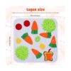 GINDOOR Rabbit Foraging Mat Interactive Feed Game for_2