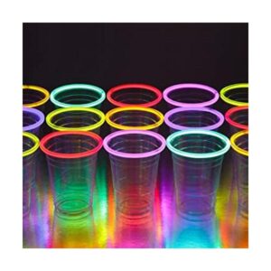GLOWING Tazas de fiesta de 16 onzas de plástico_1