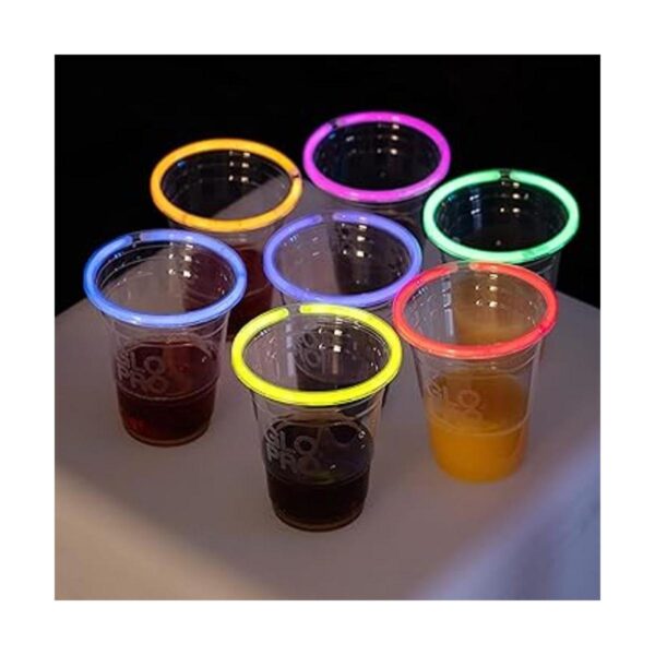 GLOWING Tazas de fiesta de 16 onzas de plástico_2