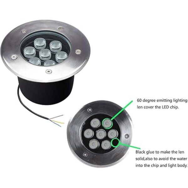 GOCuces Luces subterráneas de 7 W para paisajes al aire_2