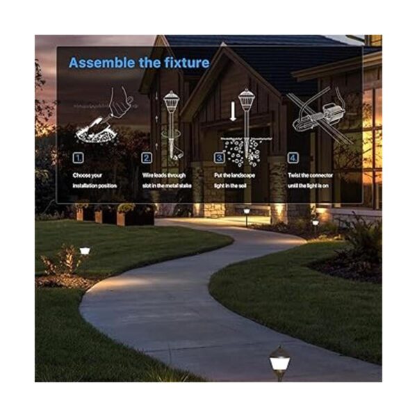 GOODSMANN Luces LED de paisaje de bajo voltaje de 15 W_4