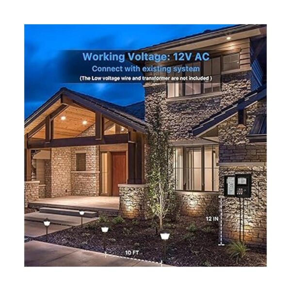 GOODSMANN Luces LED de paisaje de bajo voltaje de 15 W_3