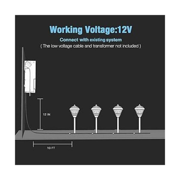 GOODSMANN Luces LED de paisaje de bajo voltaje de 15 W_6