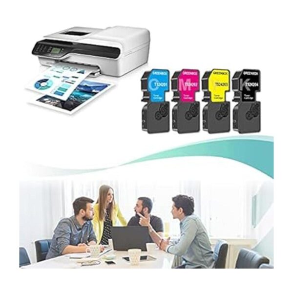 GREENBOX Cartucho de tóner compatible para TK5242 TK5242K_4