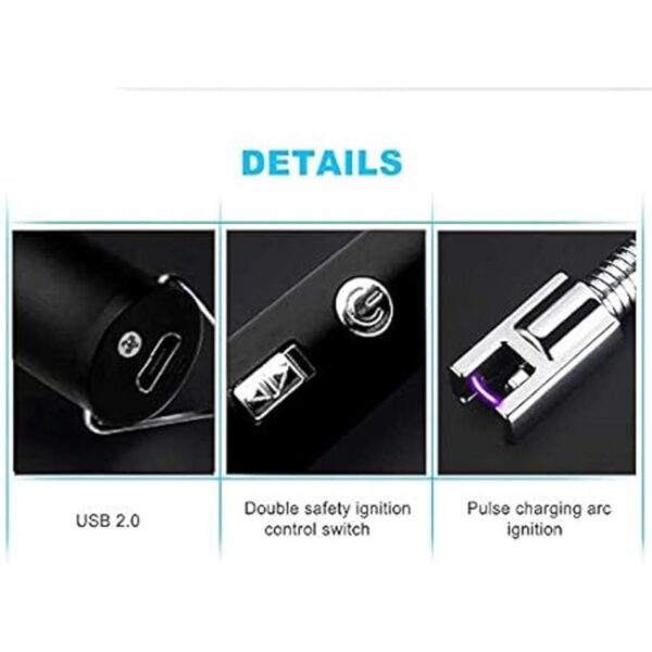 GRILLMATIC Resistente al viento recargable cuello_5